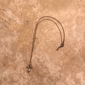 Tiffany’s Cross Silver Necklace